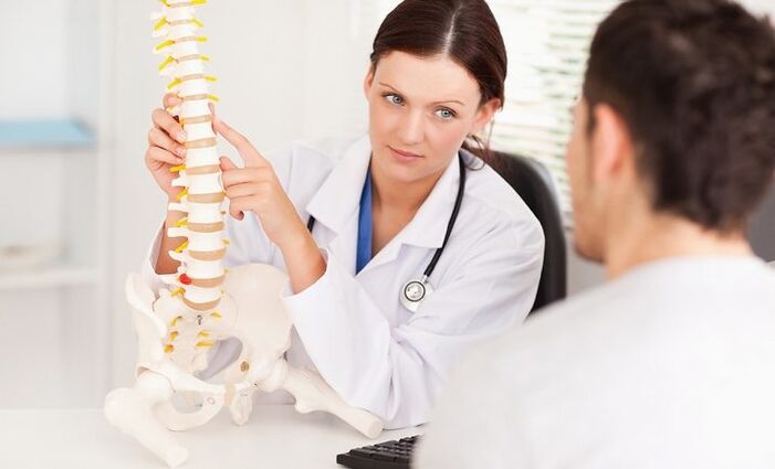 Pour prescrire un traitement contre l'ostéochondrose cervicale, vous devez consulter un médecin